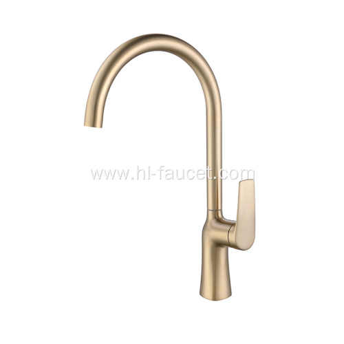 Brushed Gold tap water wash mixers faucet